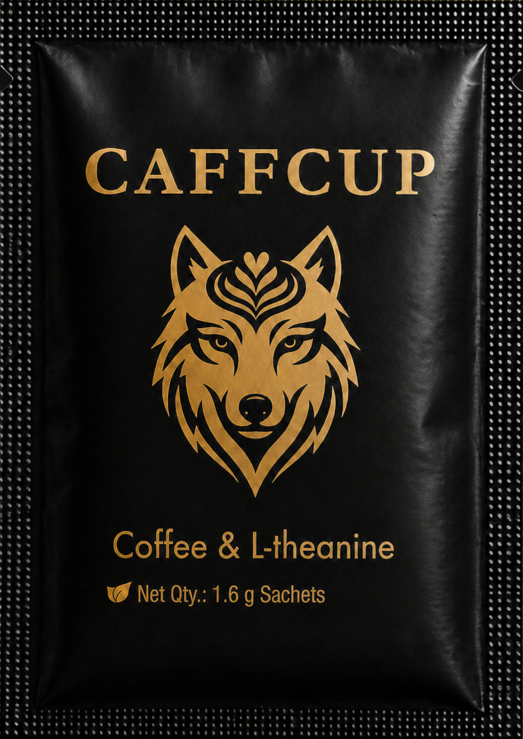 CAFFCUP Sachet – Coffee & L-Theanine, 1.6g, FSSAI Approved